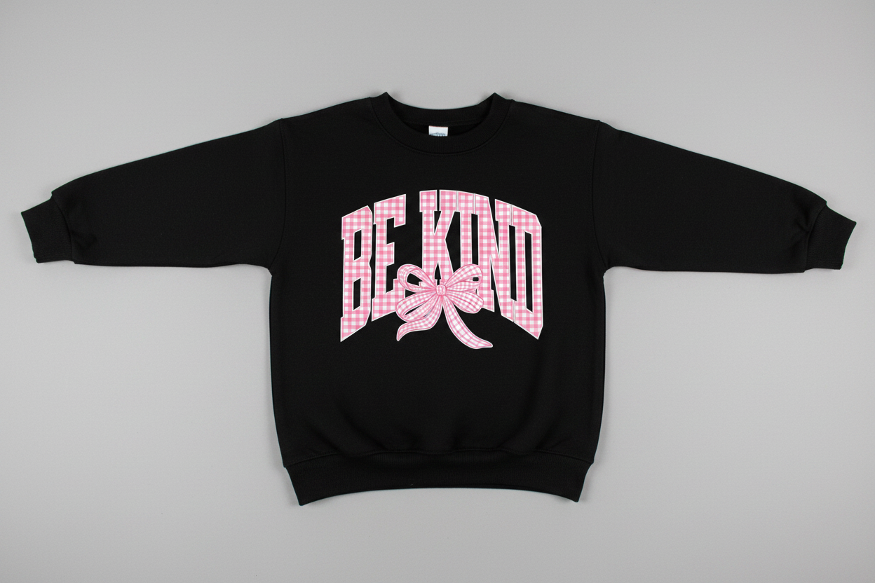 BE KIND Sweatshirt Schwarz