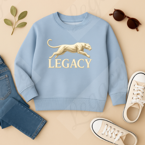Legacy Panther Kinder-Sweatshirt – Babyblau