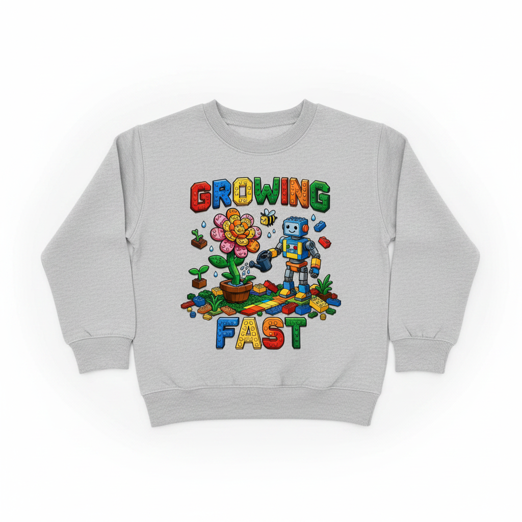 GROWING FAST Sweatshirt Flatlay